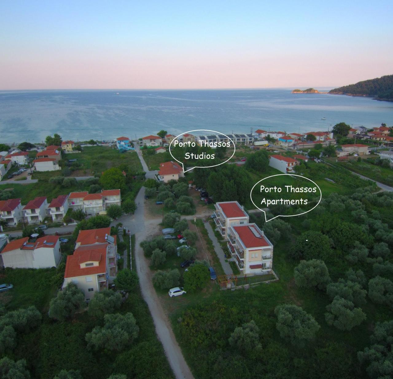 Porto Thassos Apartments & Studios Skála Potamiás Eksteriør bilde